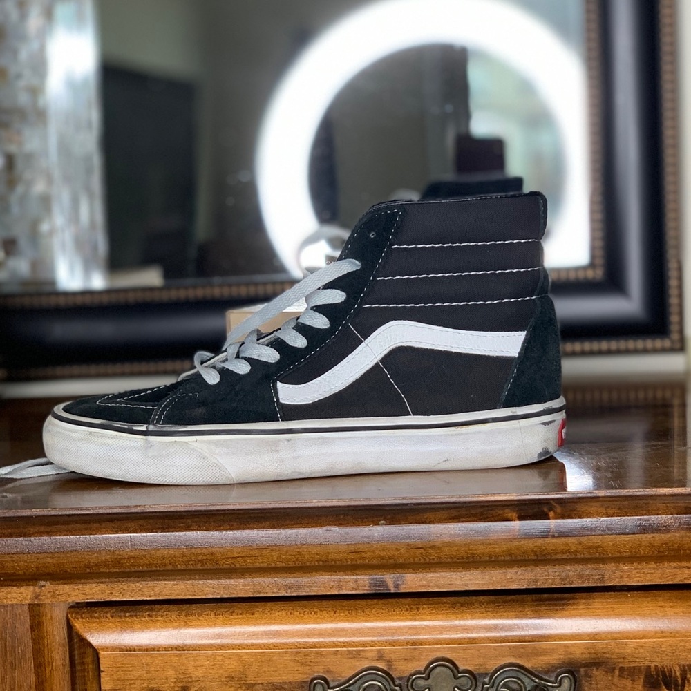 Black high top vans